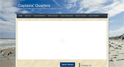 Desktop Screenshot of captainsquartersinstaugustine.com
